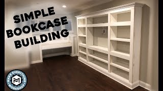 Building A Simple Book Case Woodworking How To [upl. by Fesoy]