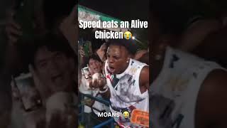 Speed eats an Alive Chicken in Bali😭 [upl. by Tugman]