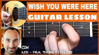 Wish You Were Here Guitar Lesson  part 1 of 3 [upl. by Hsakiv384]