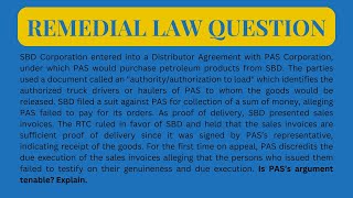 Subic Bay Distribution Inc vs Western Guaranty Corp GR 220613 LazaroJavier Remedial 2 [upl. by Maice]