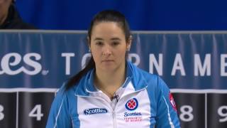 2017 Scotties Tournament of Hearts  Bélisle QC vs Galusha NWT  Draw 11 [upl. by Hera]