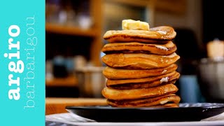 Pancakes σπιτικά και ζουμερά της Αργυρώς  Αργυρώ Μπαρμπαρίγου [upl. by Devaney330]