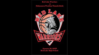 Red Lake Warriors vs MahnomenWaubun Thunderbirds 1162023 [upl. by Conroy]