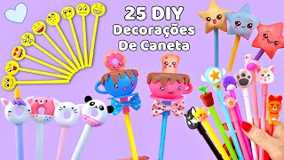 25 IDEIAS DE DECORAÇÃO DE CANETA DIY QUE VOCÊ VAI AMAR [upl. by Svend]