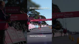 Zakariya Mahamed Wins 2023 Great South Run 10 Mile Race [upl. by Nerha199]