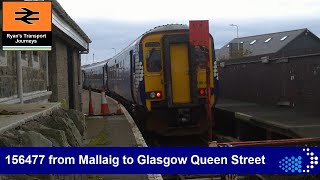 156477 from Mallaig to Glasgow Queen Street [upl. by Mokas]