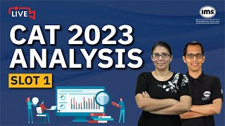 CAT 2023 Slot 1 Analysis  CAT 2023 Slot 1 Expected Cutoff  CAT 2023 Slot 1 Scores Vs Percentile [upl. by Yadrahs]