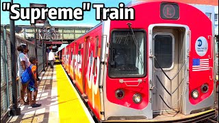 ⁴ᴷ⁶⁰ R143 Special “SUPREME” Train on the L Line [upl. by Ploch]