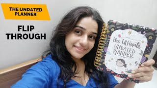 The ultimate undated planner by Alicia Souza unboxing and flip through [upl. by Nibram]