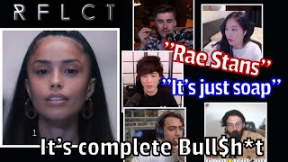 Streamers react to Valkyrae’s controversial Skincare line RFLCT [upl. by Idnerb]