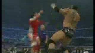 Batista amp Ric Flair Vs Edge amp MVP Part 2 [upl. by Rolyab344]