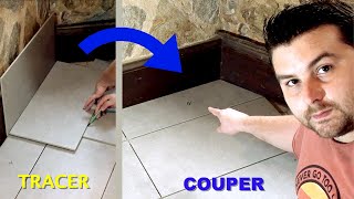 Comment tracer et couper mes carreaux Double Coupe [upl. by Otrebireh745]