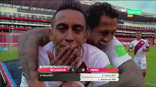 Perú vs Ecuador  21  RESUMEN y GOLES de la Selección  Fecha 8  Clasificatorias Qatar 2022 [upl. by Roselle674]