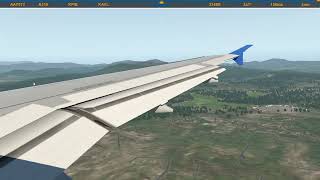 Landing in Asheville KAVL [upl. by Namie651]