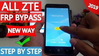 ✅ALL ZTE Google Account Bypass 2019  Without Pc  New Way  AndroidUnlock [upl. by Tiram273]