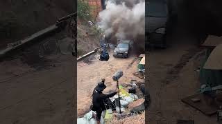 Epic Car Chase amp Explosion 💥🚗 Behind the Scenes of an ActionPacked Film Shoot bts [upl. by Stewart207]