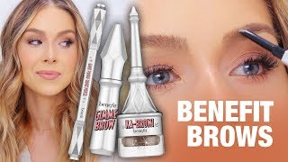 BENEFIT BROWS  Gimme Brow Goof Proof  kaBROW REVIEW [upl. by Notyrb]