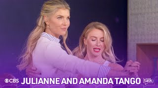 Julianne Hough and Amanda Kloots Tango and Talk DMing Jennifer Aniston [upl. by Glinys]