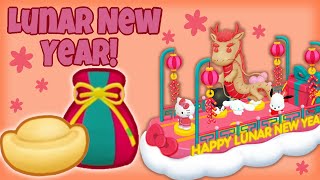 Lunar New Years Float  Roblox My Hello Kitty Cafe  Riivv3r [upl. by Yeliac]