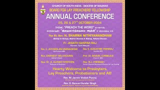 CSI Diocese of Madras Board for Lay Preachers Fellowship Annual Conference Tamil Isai Vazhipadu [upl. by Alrahs]