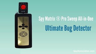 Spy Matrix® Pro Sweep All in One Ultimate Bug Detector How To Use Tutorial amp Guide [upl. by Jessabell367]