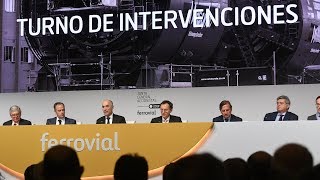 Ferrovial  General Shareholders Meeting 2019 [upl. by Elda539]