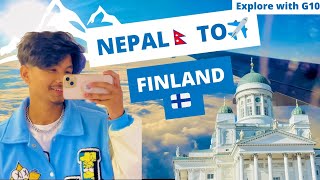 Nepal 🇳🇵 to Finland 🇫🇮  study in Finland  Students in Finland  Nepali students in Finland [upl. by Teague]