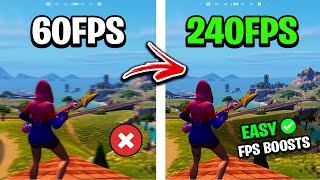 Fix FPS Drops amp BOOST FPS In Fortnite Chapter 5 Easy Steps [upl. by Adnamor]