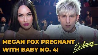 Megan Fox Pregnant with Baby No 4 💖  First Child with Fiancé MGK [upl. by Mitinger]