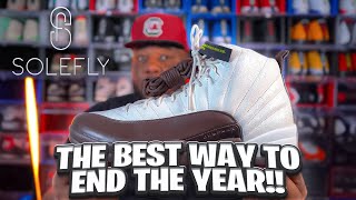 EARLY REVIEW AIR JORDAN 12 x SOLEFLY quotCAFECITOquot [upl. by Arocahs]