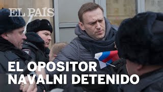 Detenido el opositor ruso Alexéi Navalni en unas protestas contra las elecciones  Internacional [upl. by Erroll]