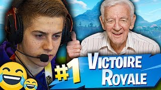 LE PÈRE DINOXTAG NOUS ENCOURAGE POUR FAIRE TOP 1 SUR FORTNITE BATTLE ROYALE [upl. by Winograd]