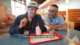 Tripping Kosher Ice Cream House  Klein’s Ice Cream  Borough Park Brooklyn NY [upl. by Erikson821]