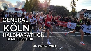 Generali Köln Halbmarathon 2024  START 900 Uhr [upl. by Acnalb]