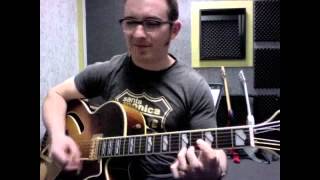 Psychobilly Guitar  cool twangy chords [upl. by Eelyk]