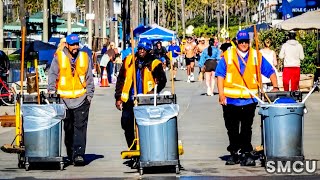 Venice Beach Clean Team Keeping the Boardwalk Beautiful One Day at a Time [upl. by Oinafipe]