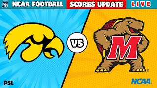 Maryland Terrapins vs Iowa Hawkeyes  NCAA College Football 2024  NCAAF Live Score Update today [upl. by Suryc]