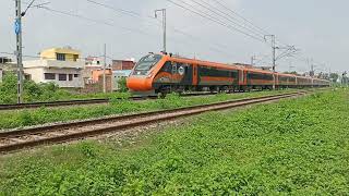 First Run of Tata  Patna via Daltonganj Vande Bharat Express [upl. by Ardnuahsal844]