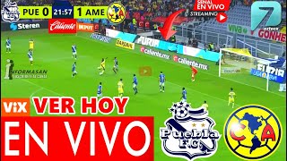 Puebla vs América En Vivo DONDE VER A QUE HORA JUEGA PUEBLA VS AMÉRICA PARTIDO america J17 TUDN [upl. by Aromat]