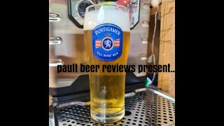 Puntigamer  BLADE Keg Lager  51 Full beer Review [upl. by Enaed]