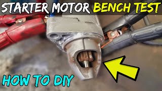 How To Test A Starter Motor EASY  Simple 2 Minute DIY Guide [upl. by Ahsias]