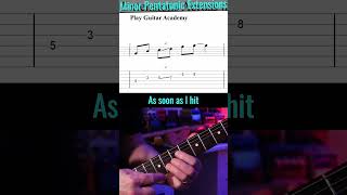 Minor Pentatonic Extensions 4  Across the Fretboard [upl. by Elkraps]