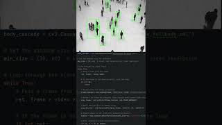 People Detection using OpenCV and Python [upl. by Marl]