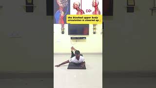 Helps to upper body blood circulation yogaposes gnaniyoga yoga yogasana [upl. by Darcy]