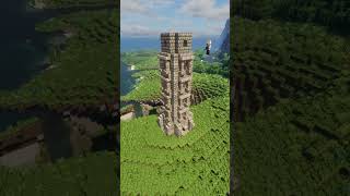 Simple Tower  Minecraft Timelapse Shorts [upl. by Alema]