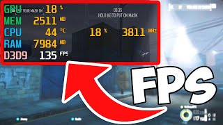 How to monitor Frame rate in any Games Show ingame FPS [upl. by Ttayh126]