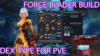 I updated my Force Blader Equipment Heres an updated build of my FB in Cabal Mobile PH [upl. by Gurney]