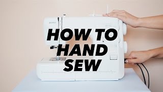 How to Hand Sew SEWING BASICS  WITHWENDY [upl. by Ynnaej]