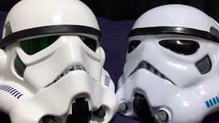 Stormtrooper Helmet Comparison EFX vs Rubies Costumes [upl. by Odoric]