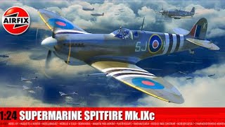 Airfix 124 Spitfire MkIX C part 4 the finished bird [upl. by Romina]